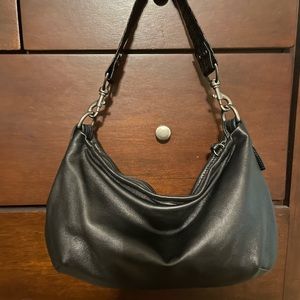 Rough & Tumble black lamb hobo